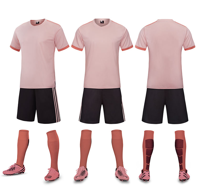 Jersey de fútbol de color rosa para hombre