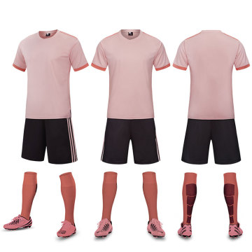 Pink color soccer jersey for men