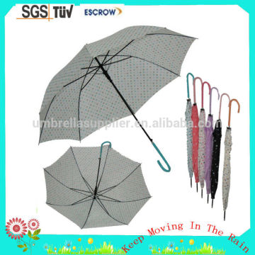 Automatic Open Shaft Umbrella, Hook Handle Umbrella, Samurai Handle Umbrella