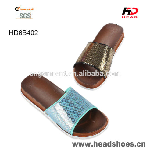 2016 summer simple women printed slide sandal hotel slippers HD6B402