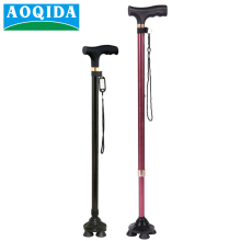 Aluminum Walking Stick with LED Light for Seniors - Two Sections
