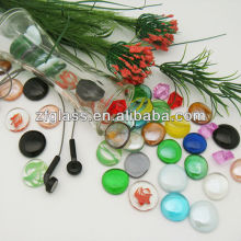 Glass Flat Beads