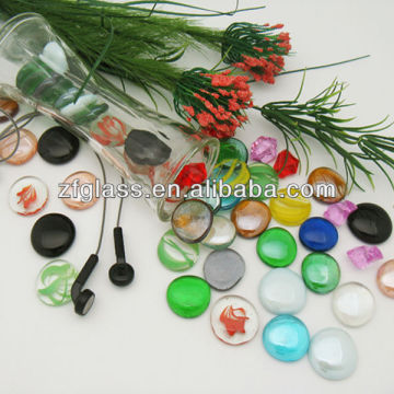 Glass Flat Beads