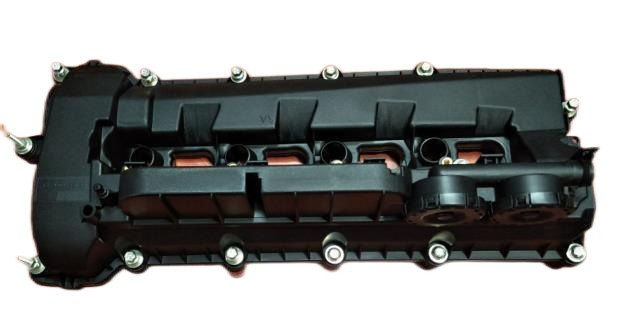 High-temperature resistant valve cover with improved sealing