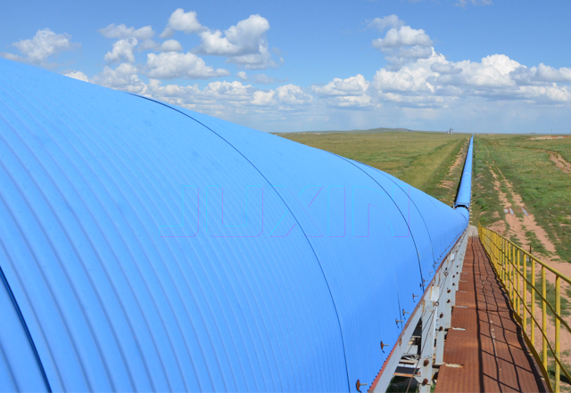 High-Efficiency Large Inclination Feeding Belt Conveyor