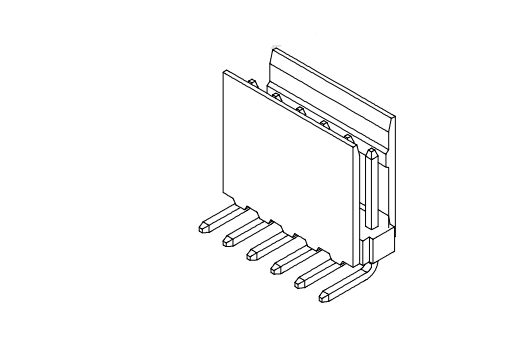 2,54mm zift tek satır 90 ° gofret AW2549RB-XP