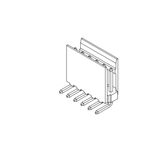 2,54mm zift tek satır 90 ° gofret AW2549RB-XP