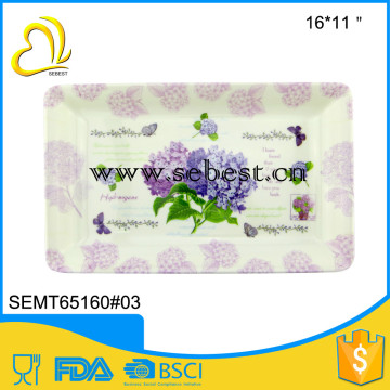 home used hold food 16" melamine trays plastic