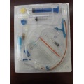 Disposable anti-microbial central venous catheter set