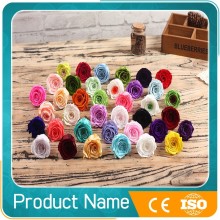 Colorful real touch presered rose flower head