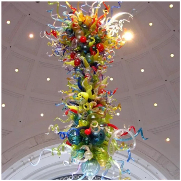 Custom Dale Chihuly Style Murano Glass Chandelier for Hotels