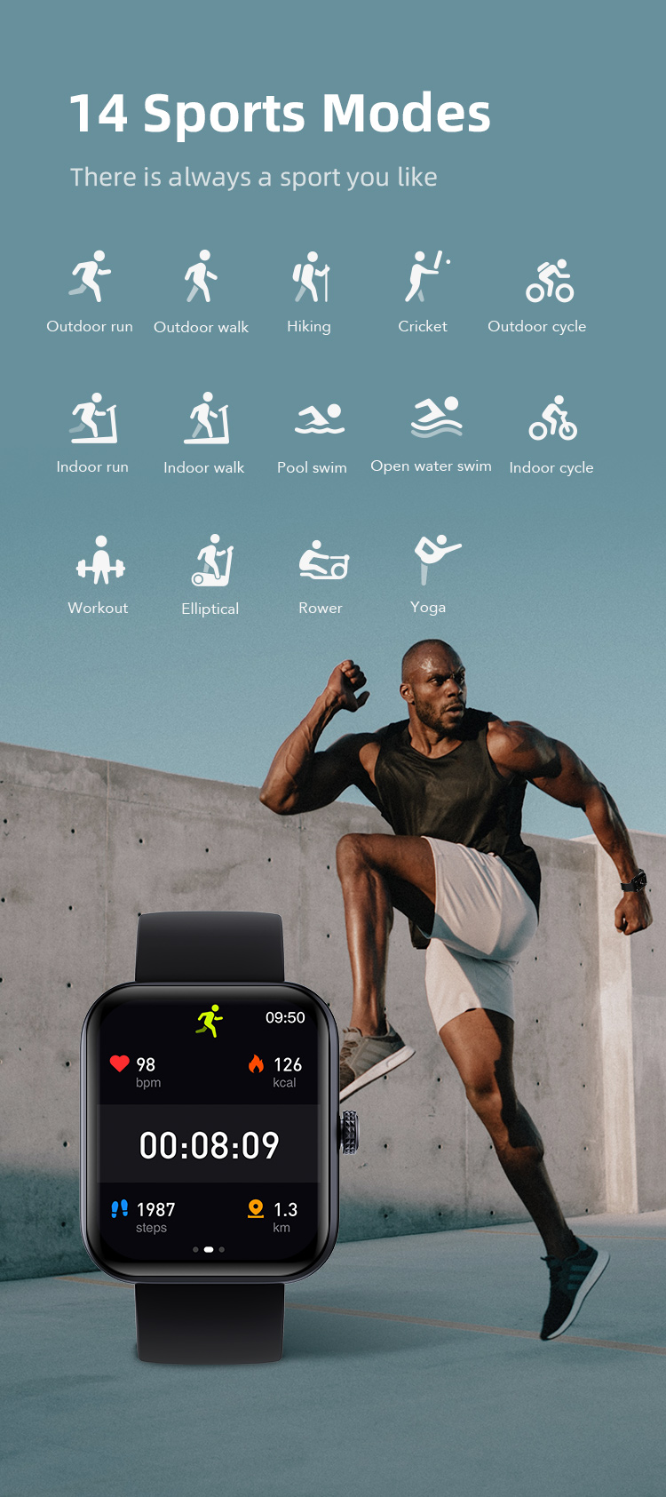 New Arrival Smartwatch 2022 Mobile Watch Less Prices Pulsera Smart Watch