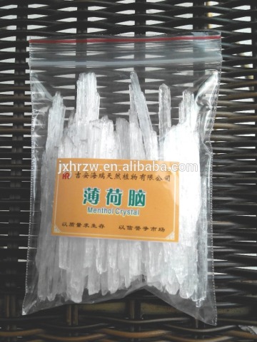 High purity menthol crystal