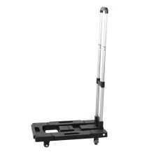 100kg Cargo Consignment Turnover Cart: Luggage, Shopping Trolley with 4 Foldable Wheels