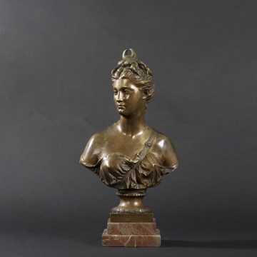 High Quality Bronze Diana Bust Sculpture