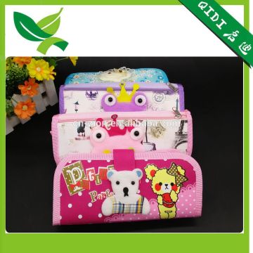 Multi-function cartoon clear pencil bag For student