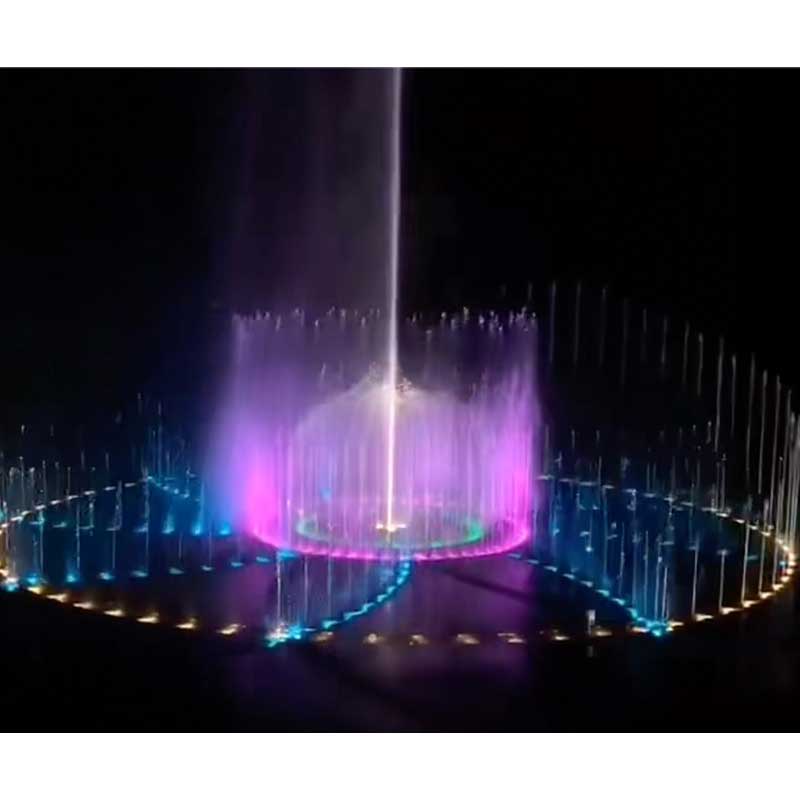 Colorful Small Flower Music Fountain