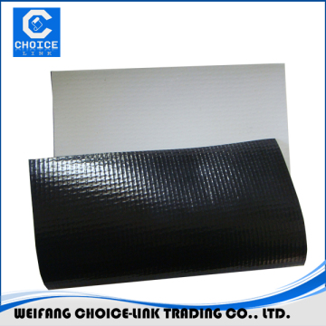 PVC waterproofing membrane reinforced by polyester mesh inside