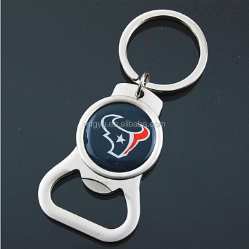 Fashionable Circle Keychain Bottle Opener Metal Keyring