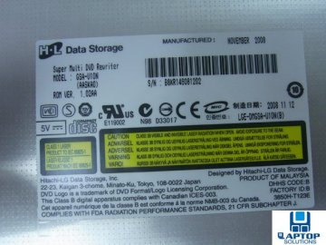 8x Ide Dvd Burner Lg Gsa-u10n Fw:1.02aa Super Slim Dvdrw +/- Dual Layer Optical Drive