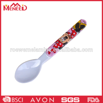 Bulk buy high quality decal print melamine plastic spoon