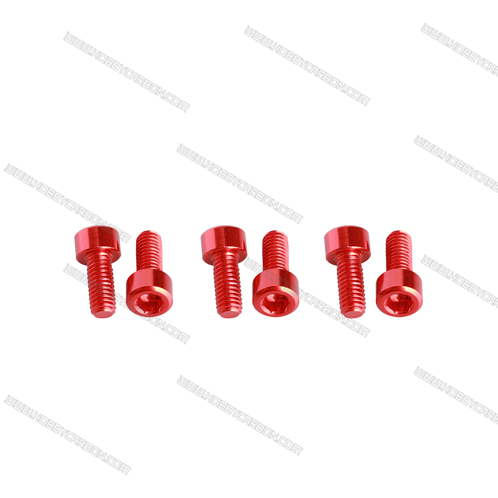 Customized anodized M2 M3 M4 aluminium screw