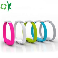 Kabel Pengisian Daya Portabel Silicone USB Bracelet