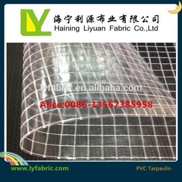PVC transparent mesh fabric4.5*4.5