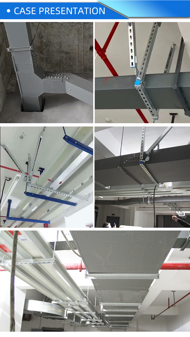 Cable Tray Complete Specifications High Voltage 150mm  Ladder Cable Direct Sale Galvanized Cable Ladder