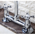 Dual Handle Faucet Brass Basin Faucet