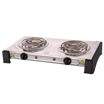 Dual Coil Burner Cooktop Electric Hot Plate Stove