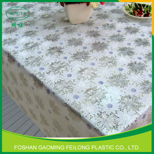 Beautiful Popular PVC Printed Table Cloth Decorative PVC Tablecloths