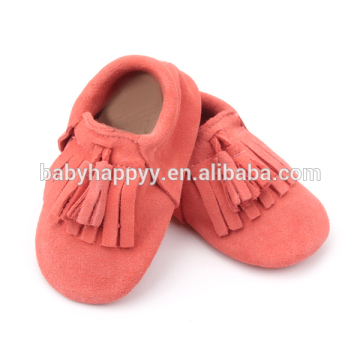 Wholesale newborn baby shoes soft suede leather baby shoes in bulk