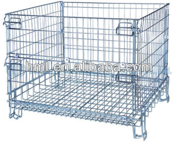 Wire cages with wheels