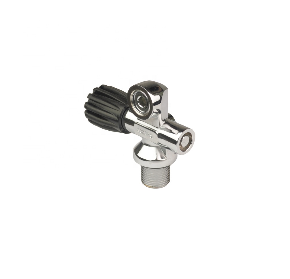 Black diving tank vent valve aluminium valve high quality 200 BAR