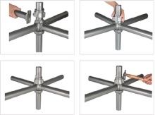 cuplock type scaffolding, ring lock scaffolding staging for Indian