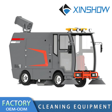 Electric sweeper driving road sweeper