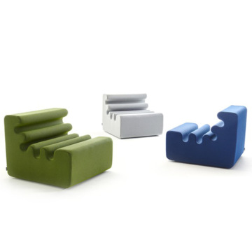 Nordic Creative Waves Single-Seat Sofa Chair