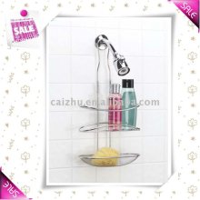 Bathroom metal shower caddy
