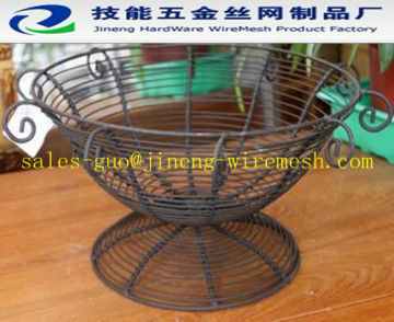 cheap Craft basket/Handicrafts/metal Decorative baskets/fruit basket