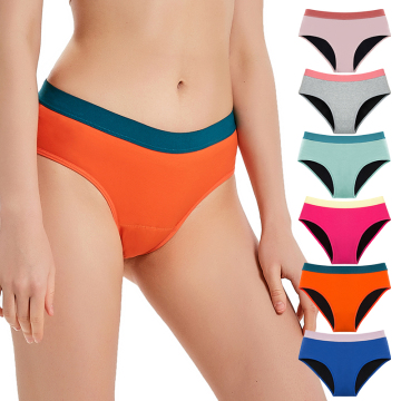 Multicolor 4-Layer Leakproof Menstrual Underwear for Teens