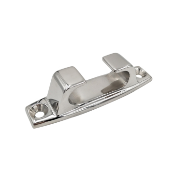 Polished Silver Straight Bow Chock Hardware for Marine Yacht