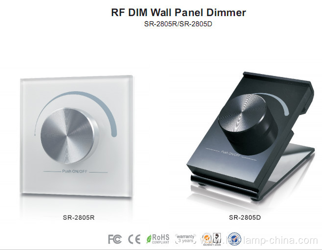 Wall Mount RF Touch Dimmer Single Color Controller