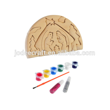 3D wooden craft puzzle The birth of Jesus