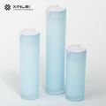 15ml sky blue round acrylic cosmetics vacuum bottle