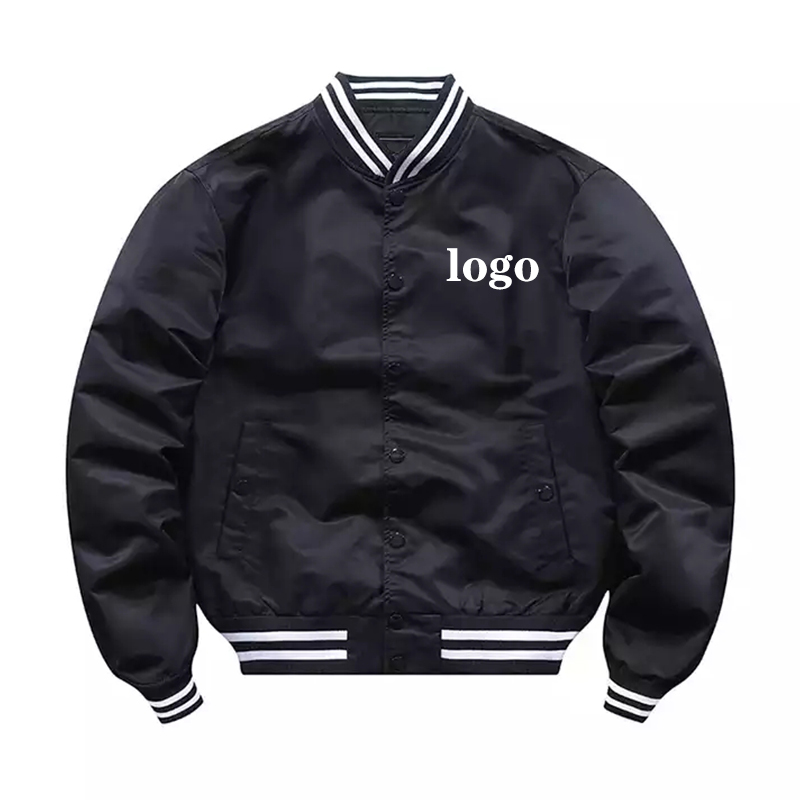 Black Men's Bomber Jacket