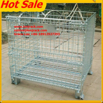 Industrial Warehouse Folding Steel Storage Container