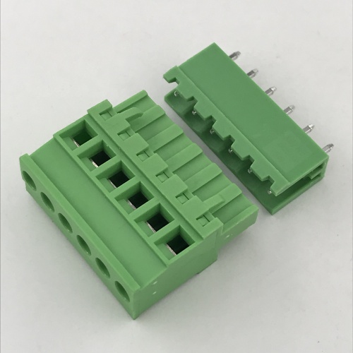 180degree PCB pluggable terminal block connector