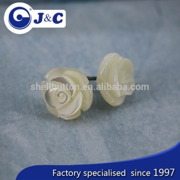 Nature sea shell Ear Studs, Pearl ear stud, shell Brooch