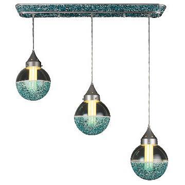 2014 new design fashion blue mosaic glass pendant lamp